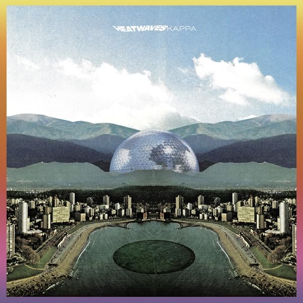 CD cover with a mirrored sphere over a city and mountains.