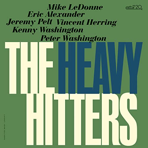 CD cover for “The Heavy Hitters” with large, bold text and artist names.