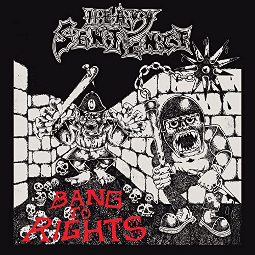 CD cover: black and white illustration of aggressive, armored figures.