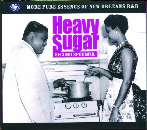 CD cover: Black and white photo of a couple cooking, text "Heavy Sugar".
