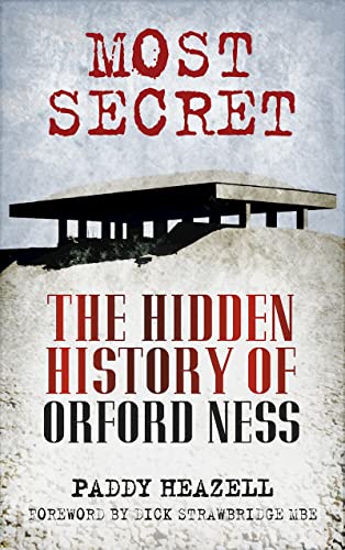 Book cover: "Most Secret" with a stark, geometric structure on a dune.
