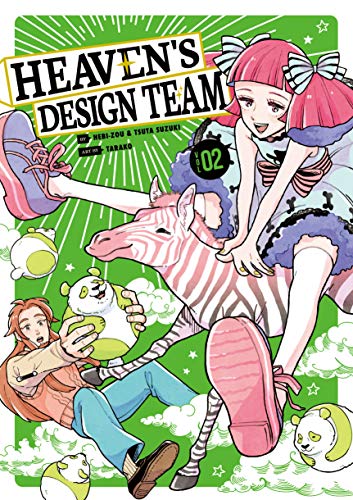 Manga cover: girl with zebra, panda, and man in colorful, whimsical art.