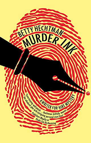 Book cover: red fingerprint background with a black fountain pen nib.