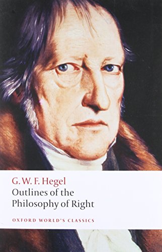Book cover featuring a portrait of G.W.F. Hegel and title text.