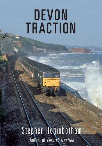 Book cover: a diesel train travels along a coastal railway line.
