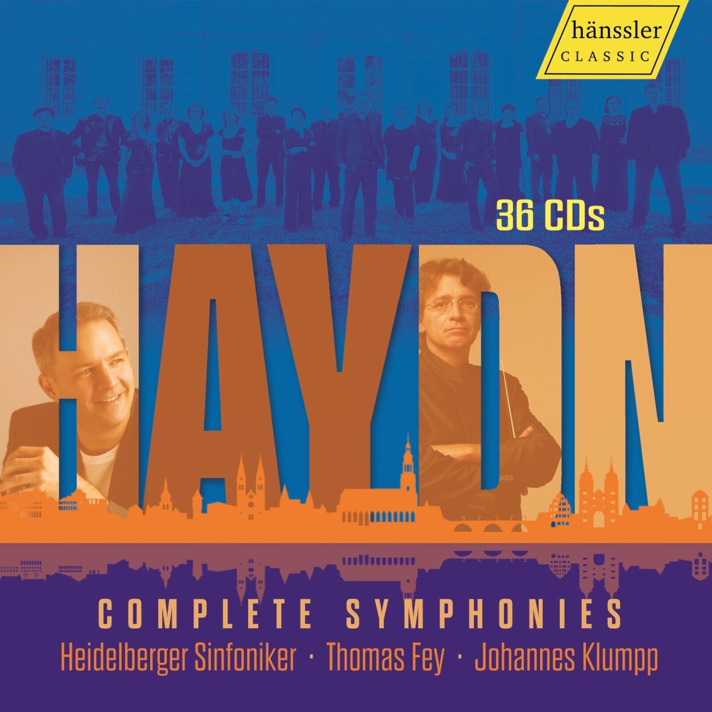 CD cover for Haydn’s Complete Symphonies by Heidelberger Sinfoniker.