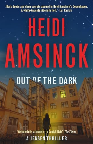 Book cover showing a silhouetted figure walking through a dark courtyard at night.