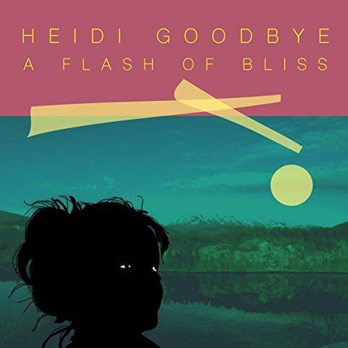 CD cover with silhouette of a person looking at a yellow sun.