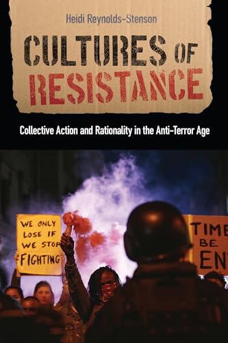 Book cover with protest imagery, titled "Cultures of Resistance.