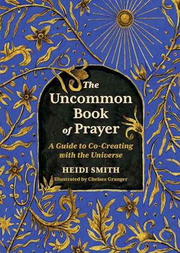 Book cover with ornate gold floral design on a dark blue background.