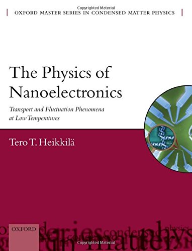 Book cover: “The Physics of Nanoelectronics” with abstract circuit illustration.