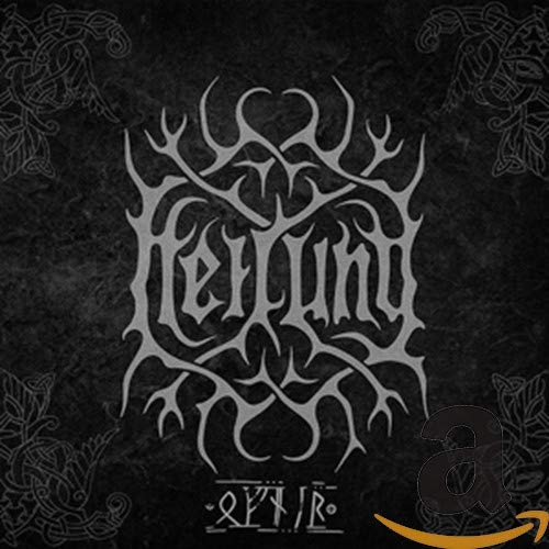 Heilung album cover, “Ofnir”, featuring ornate, dark grey branching designs.