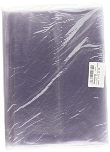 Clear plastic book jacket with barcode and product label visible.