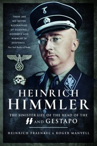 Book cover featuring a portrait of Heinrich Himmler in SS uniform with Nazi symbols.
