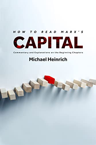 Book cover titled How to Read Marx's Capital with wooden blocks on white background.