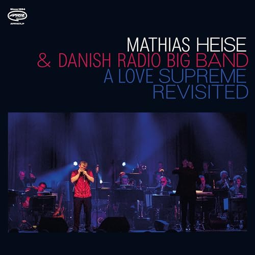 CD cover: jazz band performing on a dark stage, blue lighting.