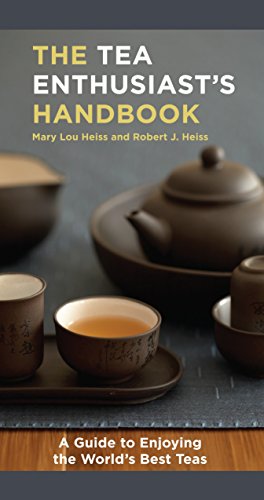 Book cover featuring brown teaware and the title "The Tea Enthusiast's Handbook".