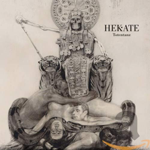CD cover: skeletal figures with wolves and a reclining person.
