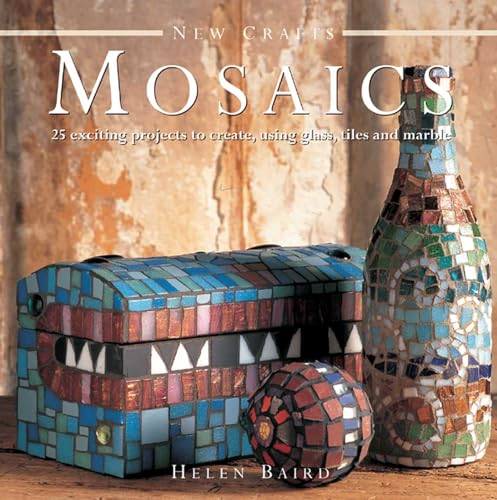 Book cover featuring mosaic art: a chest, bottle, and sphere.