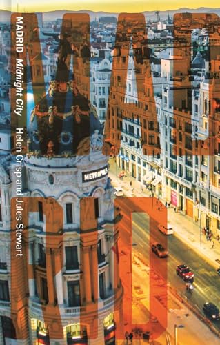 Book cover featuring a nighttime street scene in Madrid, Spain.