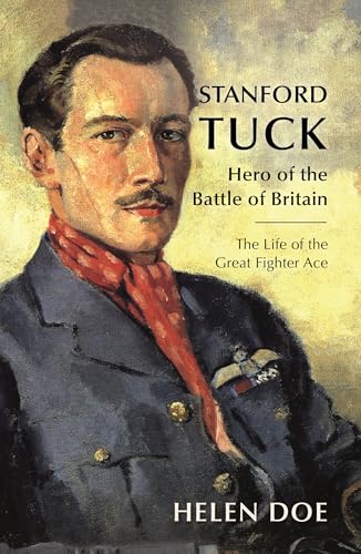 Book cover featuring a painted portrait of RAF fighter pilot Stanford Tuck.