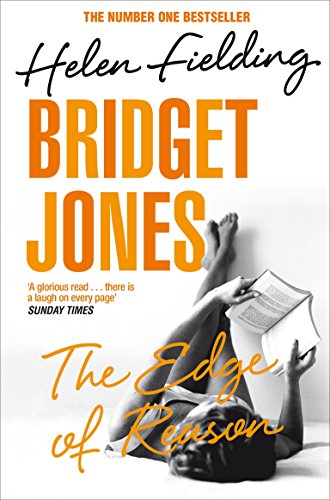 Book cover: “Bridget Jones: The Edge of Reason” with a woman reading.