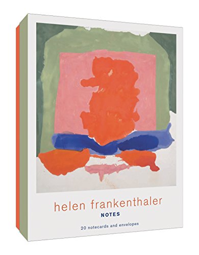 Boxed notecard set featuring Helen Frankenthaler’s abstract, colorful painting.