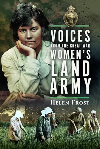 Book cover featuring a woman and workers from the Women's Land Army.