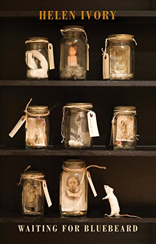 Book cover: jars containing unsettling objects and a small white mouse.