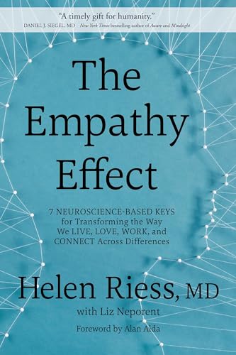 Book cover: "The Empathy Effect" by Helen Riess, with blue and white design.