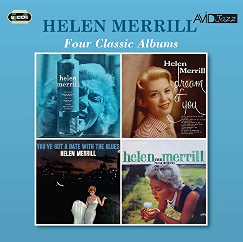 CD cover featuring Helen Merrill and album artwork from four classic recordings.