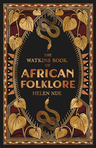 Book cover featuring gold snakes and leaves on a black background with decorative borders.