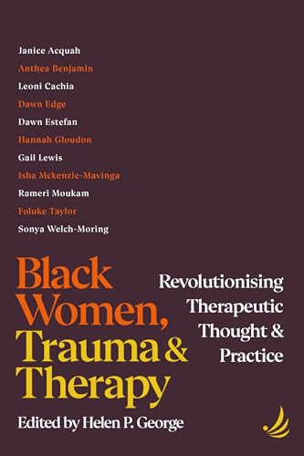 Book cover: "Black Women, Trauma & Therapy" with authors' names listed.