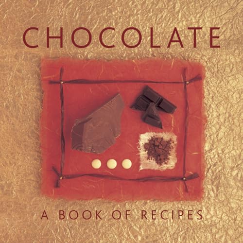 Book cover titled "Chocolate" with broken chocolate pieces and white candies.