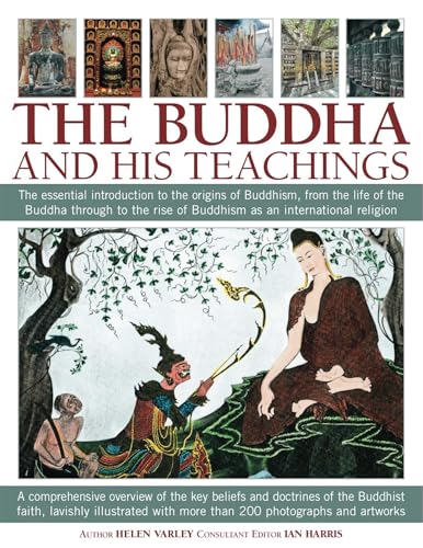 Book cover: “The Buddha and His Teachings” with Buddhist imagery.