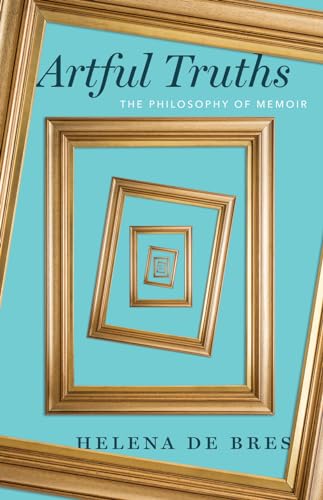Book cover with nested golden frames on a teal background.