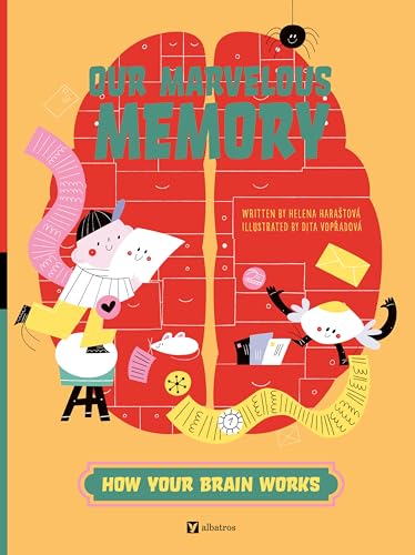 Book cover with illustrated brain, figures, and text: "Our Marvelous Memory".