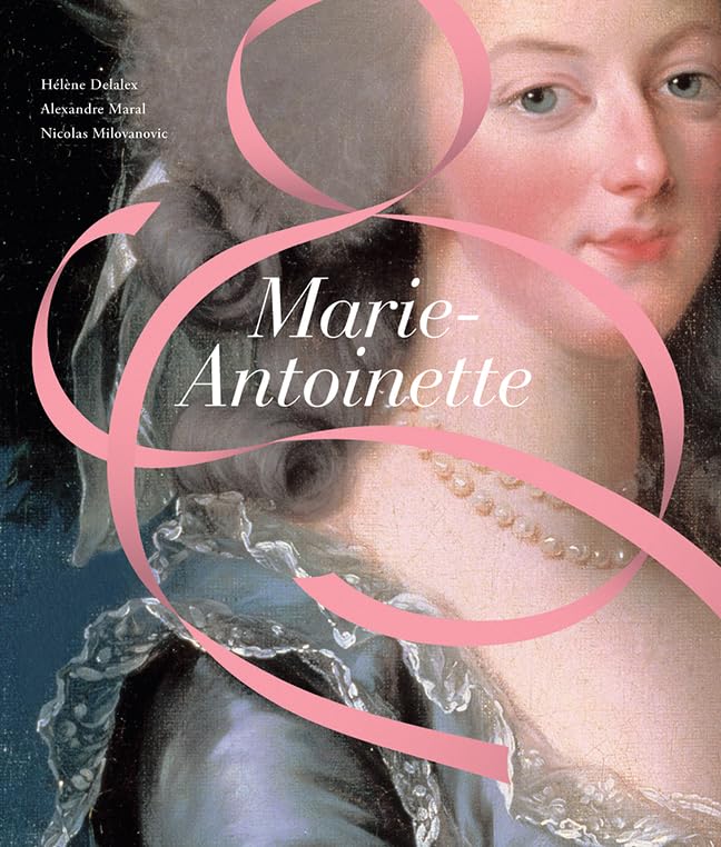 Book cover featuring a portrait of Marie-Antoinette in pastel colors.