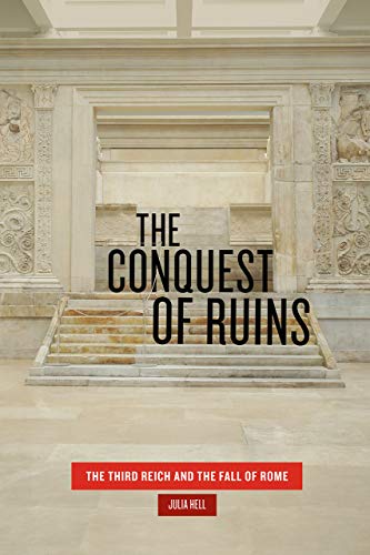 Book cover: Roman ruins backdrop with bold title, "The Conquest of Ruins.