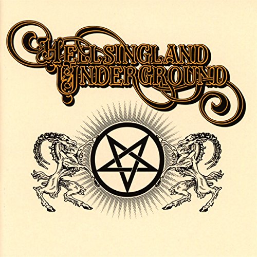 CD cover with ornate text, pentagram, and flanking lion-like creatures.
