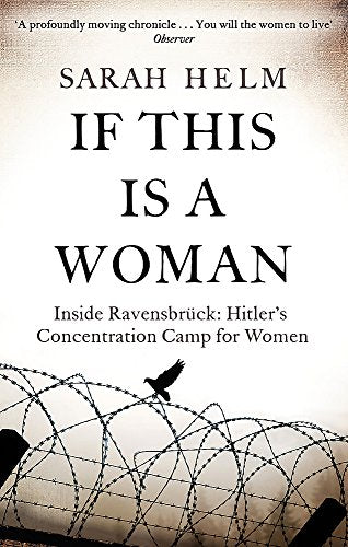 Book cover: “If This Is A Woman” with barbed wire and a bird.