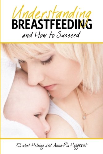"Book cover showing a mother breastfeeding her baby, with title and authors' names."