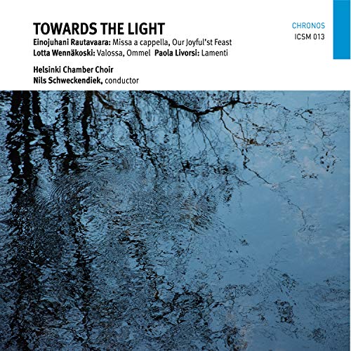 CD cover for "Towards the Light" featuring a blurred, watery tree reflection.