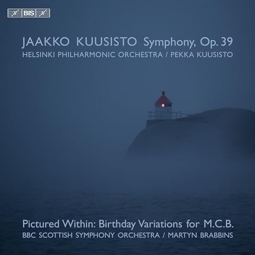 CD cover: Coastal landscape with a lighthouse, dark blue tones, text details.