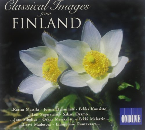 CD cover featuring two white and yellow Finnish wood anemones.