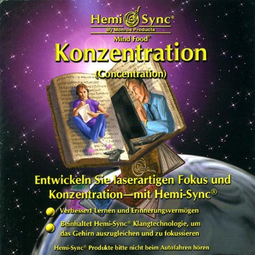 "CD cover with open book, people meditating, against a purple starry night sky."