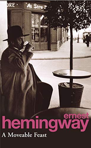 Book cover: man with hat drinking at a cafe, Paris street scene.