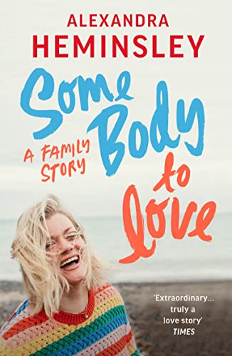 Book cover with a smiling blonde woman and colorful title text.