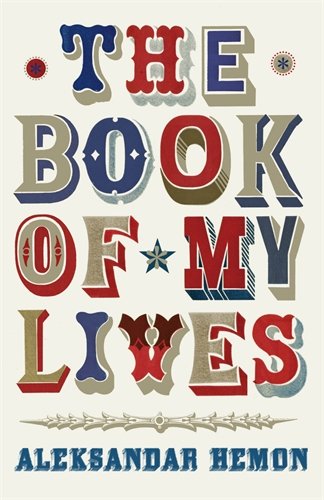 Book cover with stacked, colorful lettering and decorative elements.