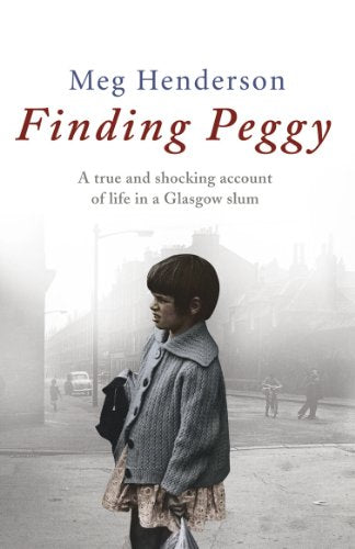Book cover: young girl in coat stands on a Glasgow street.